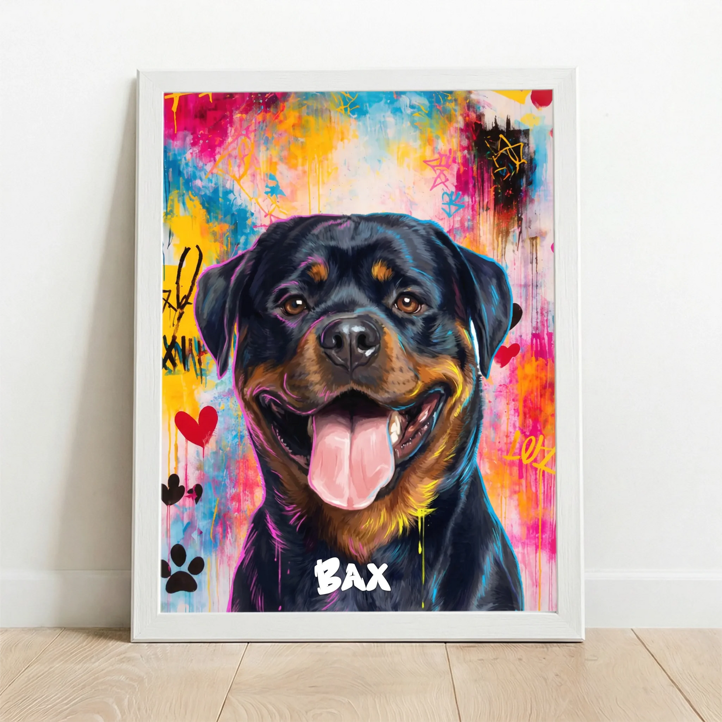 Framed Poster white