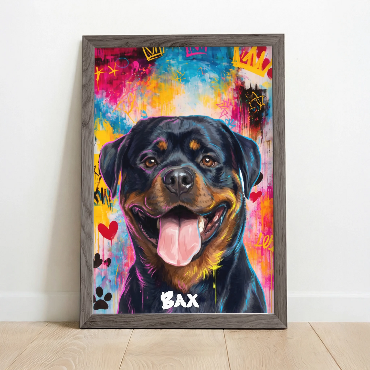 Framed Poster UK oak copy