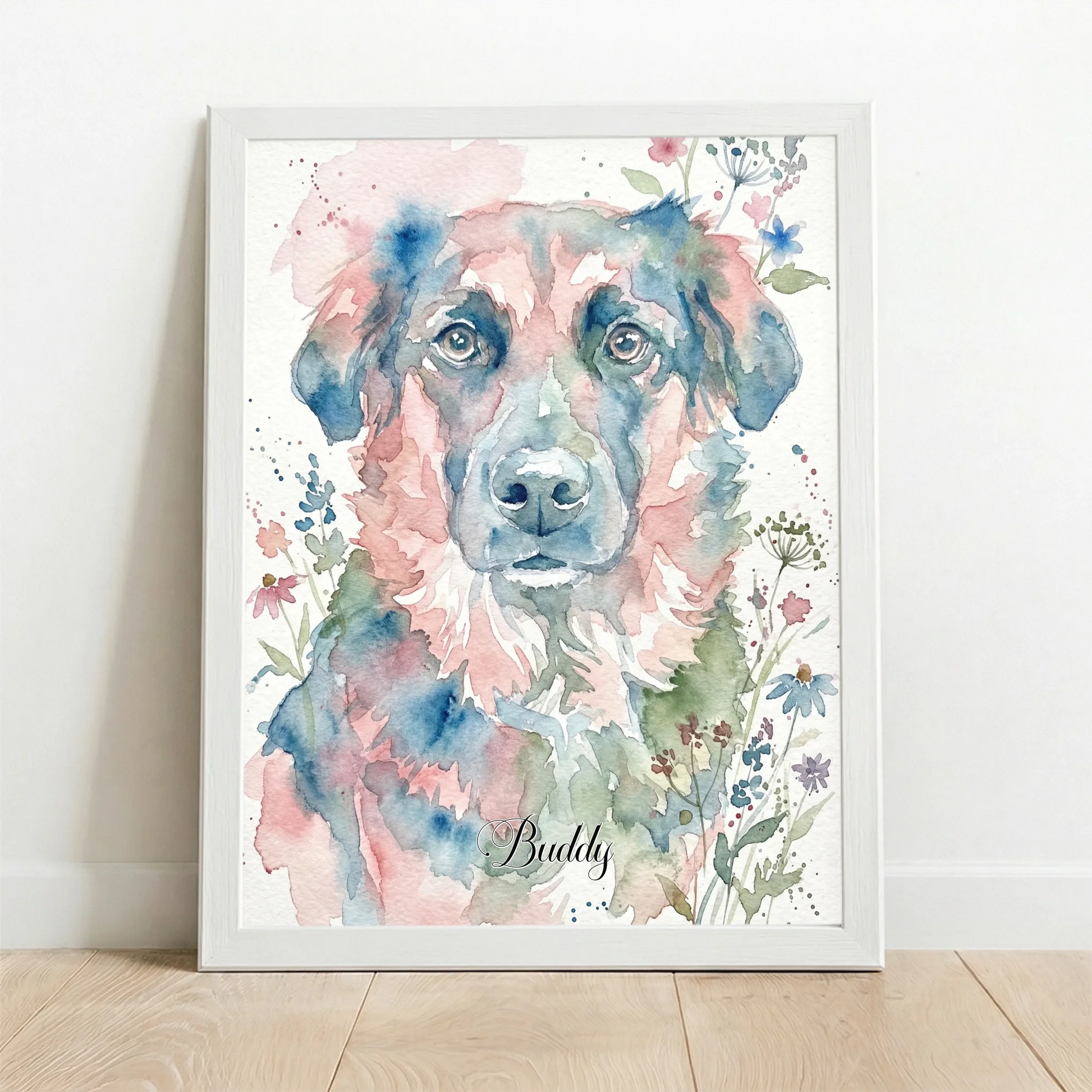 Framed Poster white