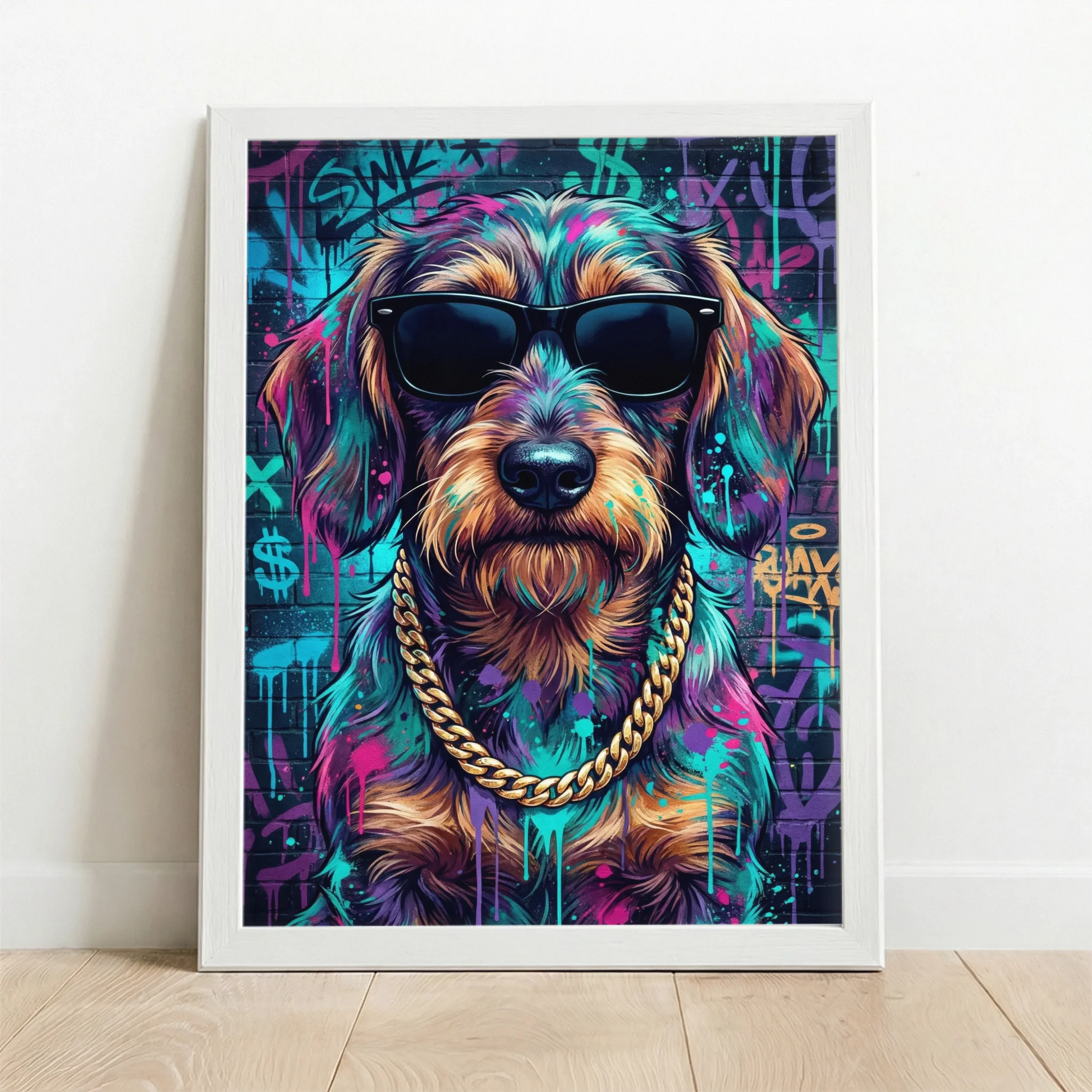 Framed Poster white