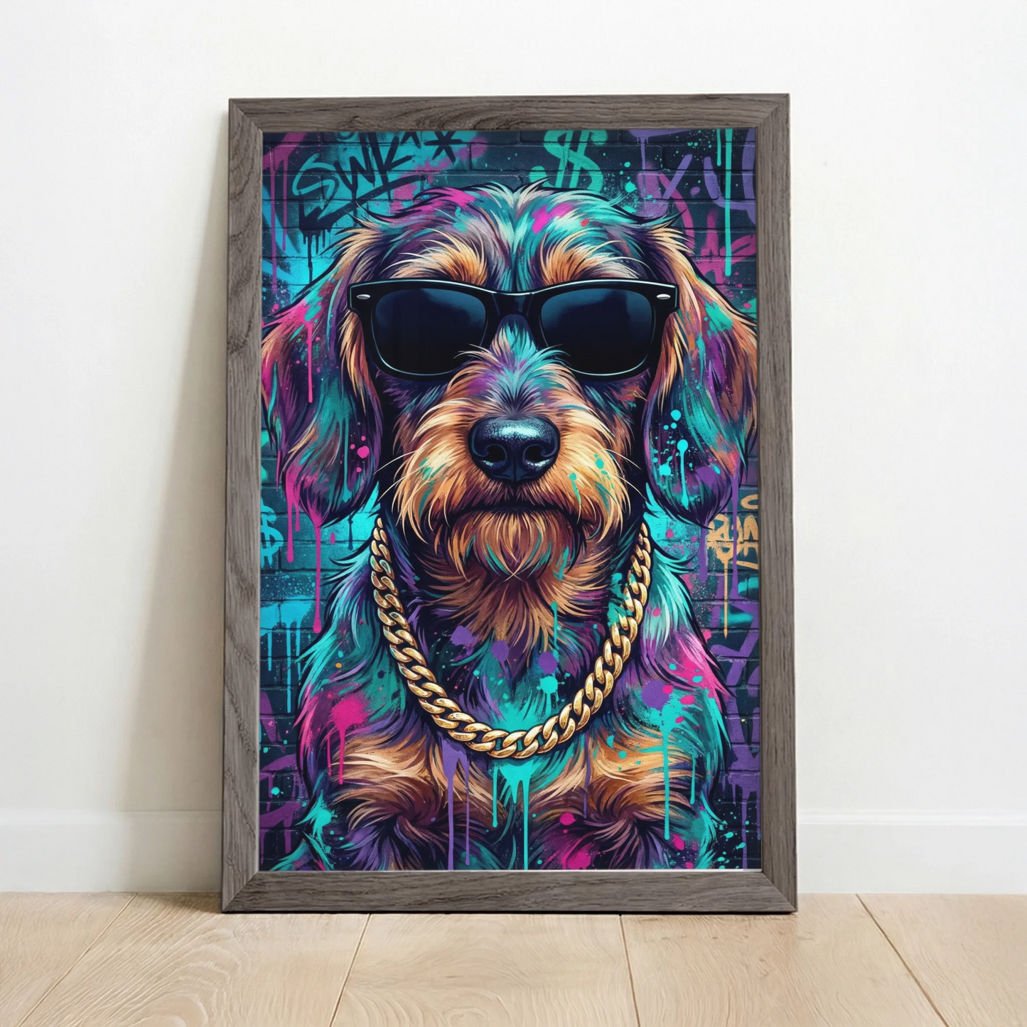 Framed Poster UK oak copy