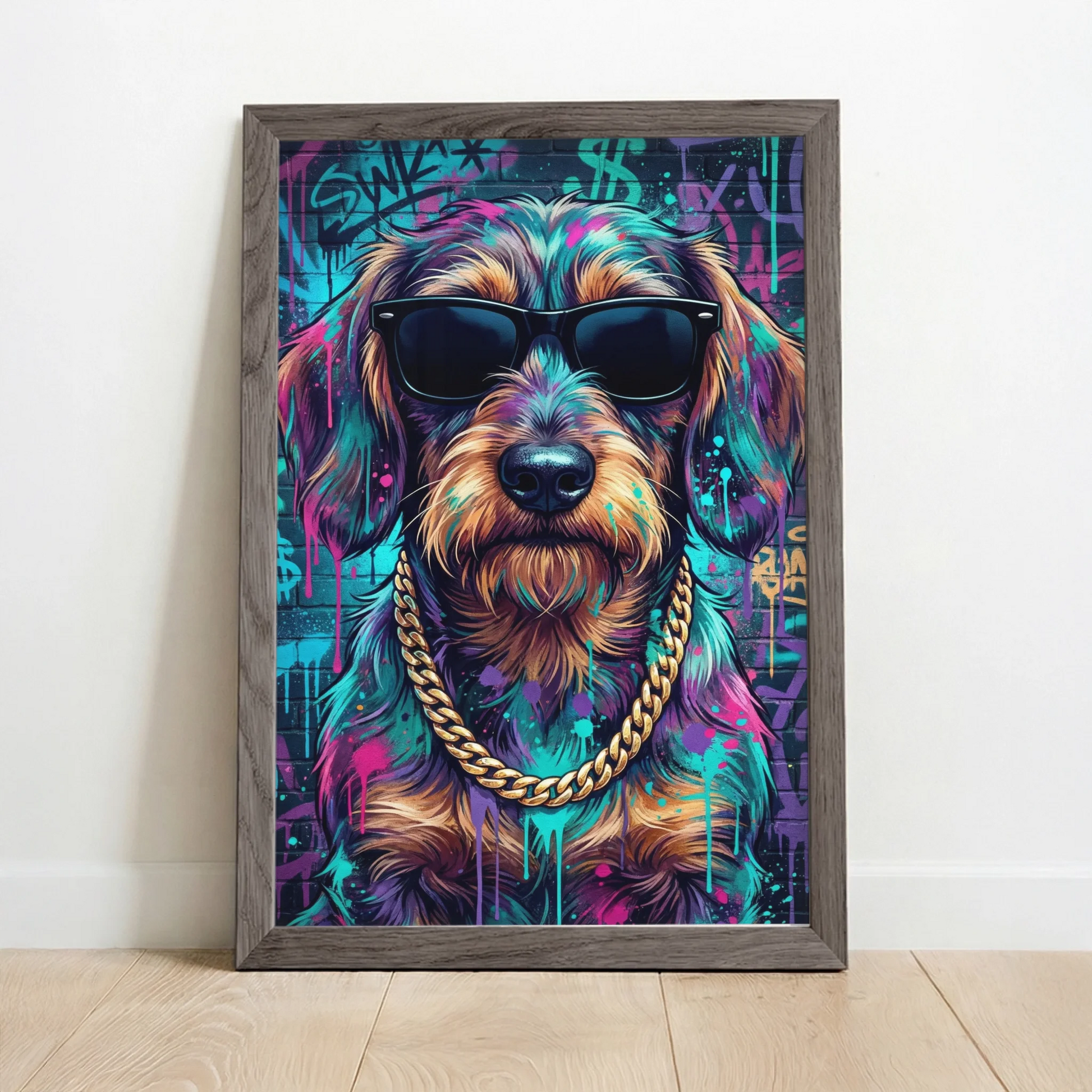 Framed Poster UK oak copy