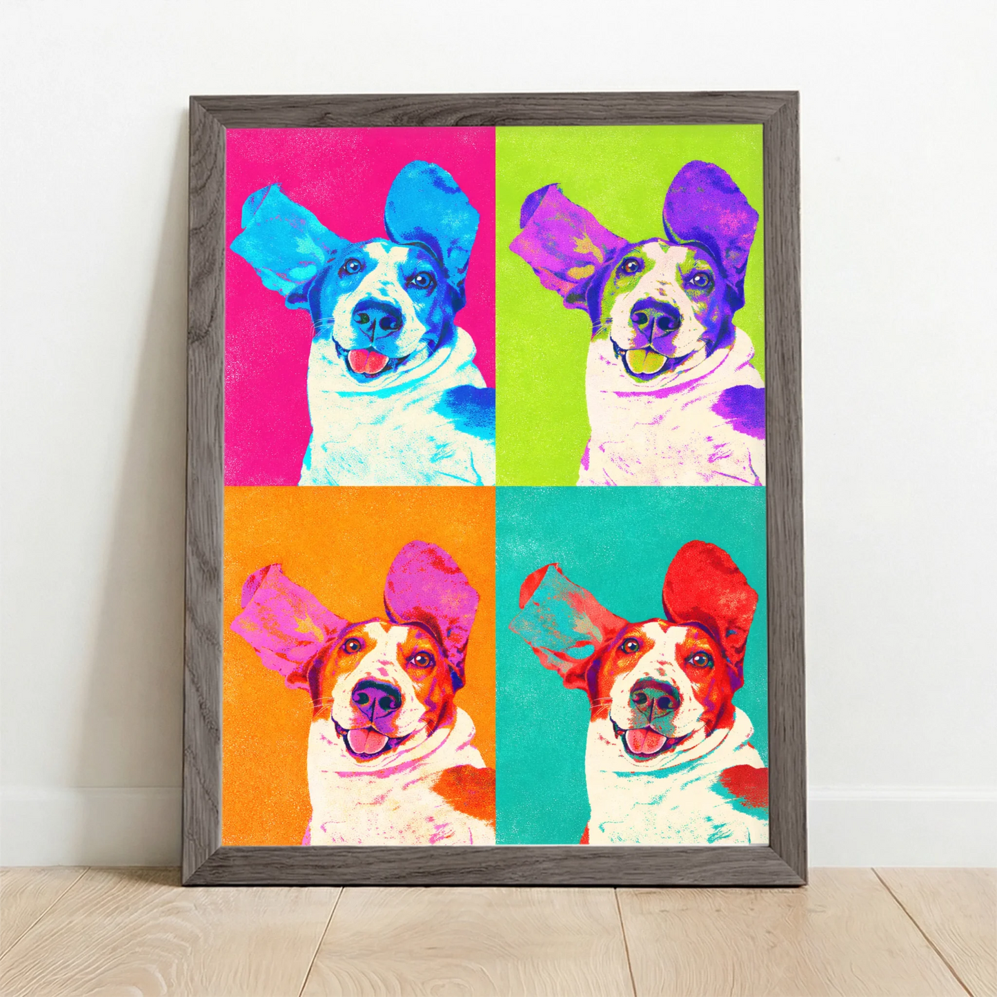 Framed Poster UK oak