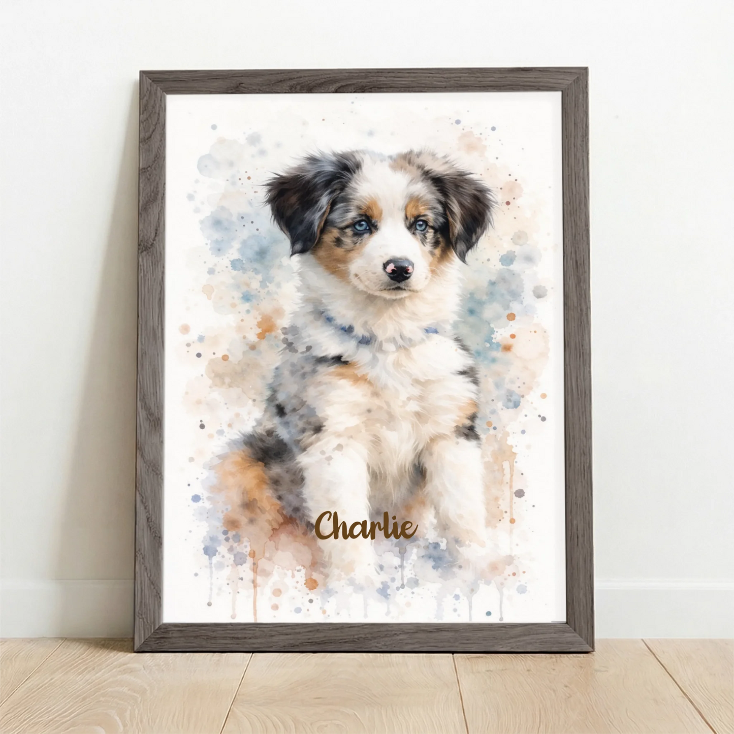 Framed Poster UK oak