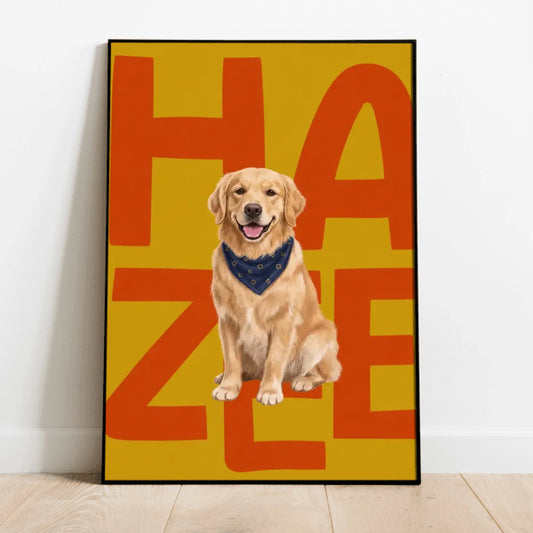 Personalised Poster - Big Name